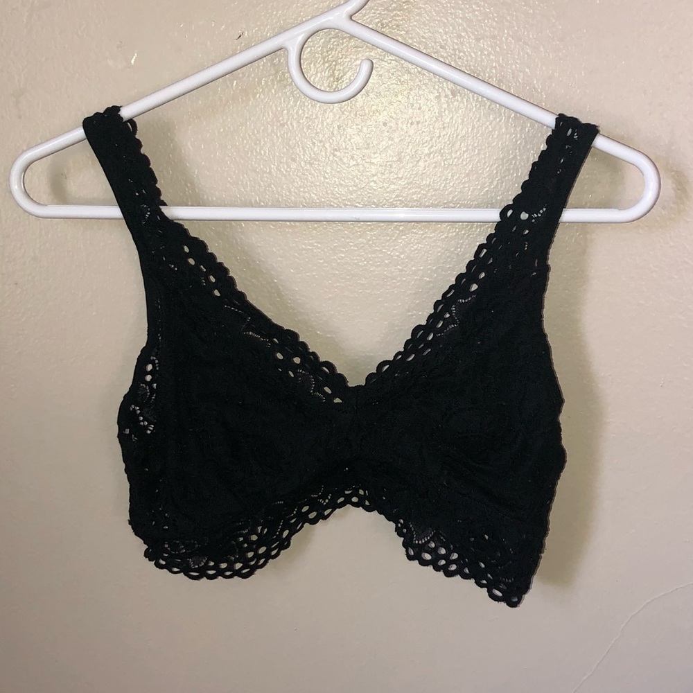 Black lace Bralette